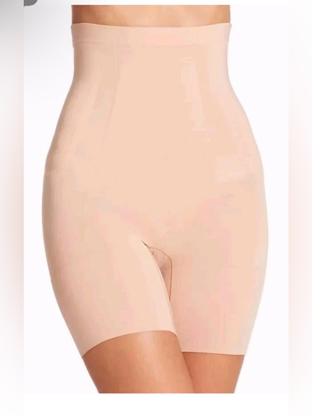 SPANX Soft Nude OnCore High Waist Mid-Thigh Shorts Sculpting Shaper size medium